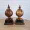 Large Gilded Finials, 1980s, Set of 2 2