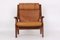 Model GE530A Armchair in Smoked Oak and Leather by Hans J. Wegner for Getama, 1970s, Image 8