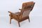 Model GE530A Armchair in Smoked Oak and Leather by Hans J. Wegner for Getama, 1970s, Image 4