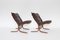 Vintage Dark Brown Siesta Chairs by Ingmar Relling for Westnofa, 1960s, Set of 2 1