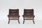 Vintage Dark Brown Siesta Chairs by Ingmar Relling for Westnofa, 1960s, Set of 2 2