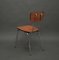 Caramel Chairs in Formica, 1950s, Set of 6 5