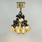 Vintage Industrial Brass Edison Ceiling Strip Light, 1975 16
