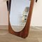 Teak Mirror with Sconces, 1960s 3