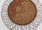 Espejo de pared circular Willow en marrón, años 60, Imagen 9