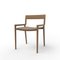 Collector Nihon Dining Chair in Famiglia 07 Fabric and Walnut by Francesco Zonca Studio 1