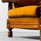 Yellow Velvet and Wood Lounge Chairs, 1950s, Set of 2 7