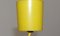 Lámpara de araña Butterfly vintage de plástico en amarillo atribuida a Lars Schiöler, años 70, Imagen 8