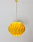 Vintage Plastic Yellow Chandelier Butterfly attributed to Lars Schiöler, 1970s 3