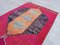 Vintage Turkish Faded Red Wool Oushhak Rug, 1960s 2