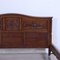 King Size Double Bed in Carved Wood, Italy, 1900s 9