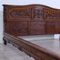 King Size Doppelbett aus geschnitztem Holz, Italien, 1900er 6