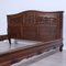 King Size Double Bed in Carved Wood, Italy, 1900s 5