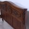 King Size Double Bed in Carved Wood, Italy, 1900s 7