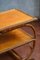 Tavolino con ripiano in vimini e legno, Immagine 3