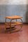 Coffee Table with Rattan and Wood Shelf, Image 1