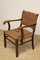 Vintage Braided Rope and Curved Wood Chair, 1960s 1