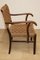 Vintage Braided Rope and Curved Wood Chair, 1960s 4