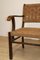 Vintage Braided Rope and Curved Wood Chair, 1960s 18