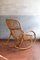 Vintage Rocking Chair in Rattan, 1980 2