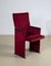 Vintage Red Velvet Cinema Armchairs by Carlo Scarpa, 1960s, Set of 4 3