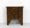 20th Century Gothic Revival Carved Oak Cabinet, 1980s 1