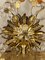 Ceiling Light with Glass Flowers and Leaves from Banci, 1970s, Image 2