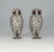 Elizabeth II English Sterling Silver Owl Salt & Pepper Set from Richard Comyns London, 1960, Set of 2 4