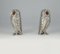 Elizabeth II English Sterling Silver Owl Salt & Pepper Set from Richard Comyns London, 1960, Set of 2, Image 2