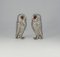 Elizabeth II English Sterling Silver Owl Salt & Pepper Set from Richard Comyns London, 1960, Set of 2, Image 3