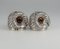 Elizabeth II English Sterling Silver Owl Salt & Pepper Set from Richard Comyns London, 1960, Set of 2 8