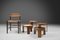 Tavolini ad incastro in legno con ripiani intercambiabili bianchi e neri di Gianfranco Frattini per Casina, Italia, 1966, set di 4, Immagine 2
