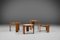 Tavolini ad incastro in legno con ripiani intercambiabili bianchi e neri di Gianfranco Frattini per Casina, Italia, 1966, set di 4, Immagine 13