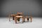 Tavolini ad incastro in legno con ripiani intercambiabili bianchi e neri di Gianfranco Frattini per Casina, Italia, 1966, set di 4, Immagine 9