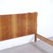 Square and Half Bed Frame Wood and Briarwood, Italy, 1960s 6