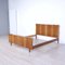 Square and Half Bed Frame Wood and Briarwood, Italy, 1960s, Image 3