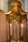 Large French Lantern in Golden Metal, 1970s 5