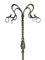 Hand-Crafted Wrought Iron Pedestal attributed to Alessandro Mazzucotelli, 1890s, Image 2