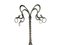 Hand-Crafted Wrought Iron Pedestal attributed to Alessandro Mazzucotelli, 1890s 4