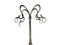 Hand-Crafted Wrought Iron Pedestal attributed to Alessandro Mazzucotelli, 1890s, Image 4