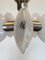 Space Age Ceiling Light in Steel and Glass by Carlo Nason, 1970s, Image 11