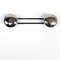 Coat Rack in Chrome-Plated Metal and Black, Image 1