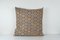Brown Chocolate Square Handwoven Jajim Kilim Cushion Cover 1