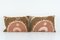 Faded Brown Samarkand Suzani Lumbar Cushion Covers, Set of 2, Image 1