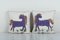 Federe per cuscino raffiguranti cavalli di Suzani, set di 2, Immagine 1