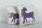 Suzani Horse Pictorial Cushion Covers, Set of 2 3