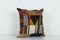 Vintage Kilim Patchwork Rug Cushion with Modern Sytle 3