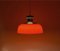 Space Age Kartell KD7 Orange Pendant Lamp, 1960s, Image 7