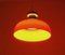 Space Age Kartell KD7 Orange Pendant Lamp, 1960s, Image 2