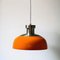 Space Age Kartell KD7 Orange Pendant Lamp, 1960s, Image 1